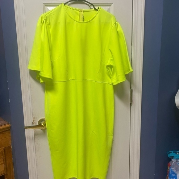 Zshujun 1950's Women's Vintage Stretchy Work Casual Bodycon Sheath Pencil Dress - Picture 2 of 9